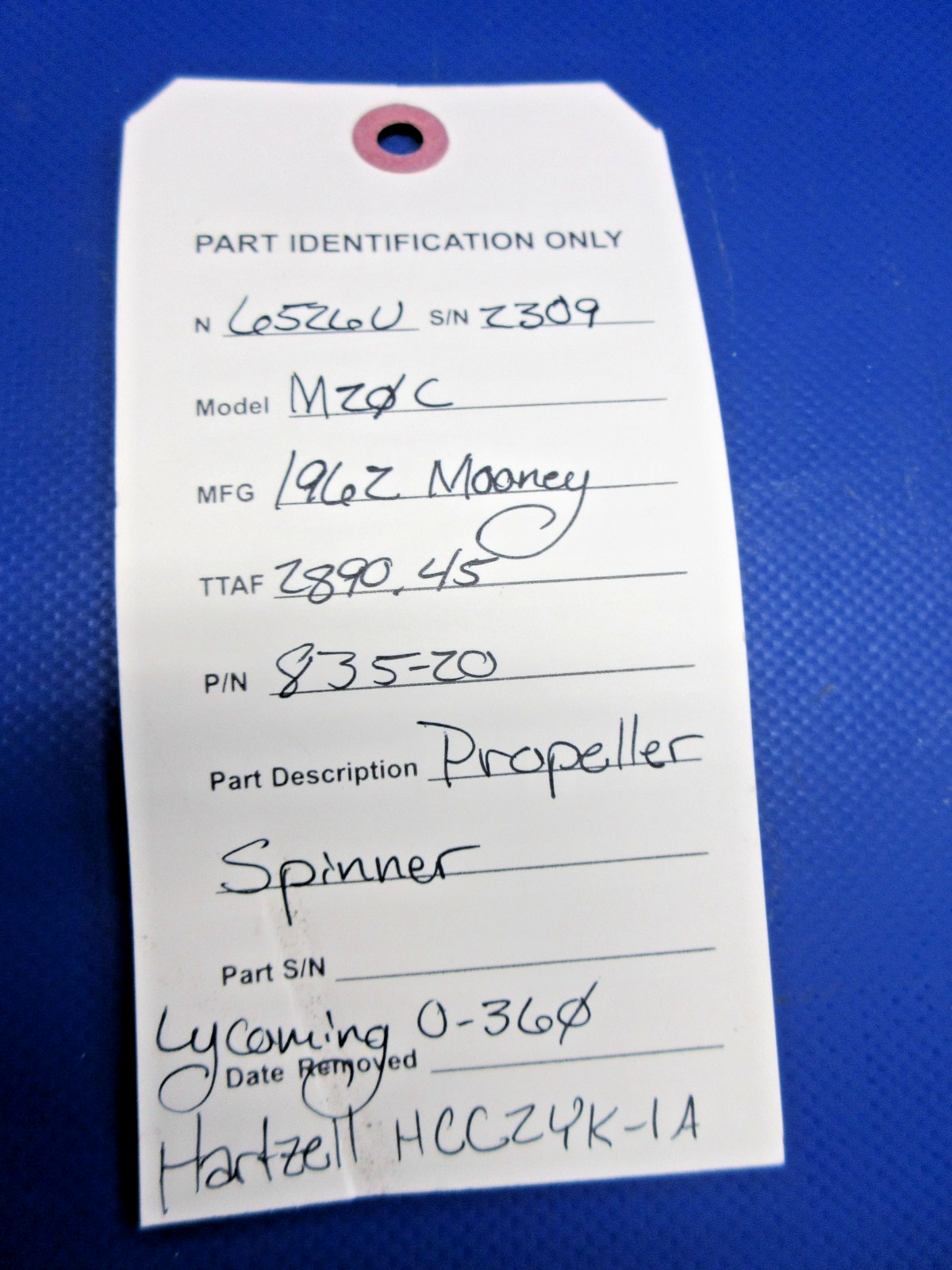 Mooney M20 / M20C Hartzell Propeller Spinner P/N 835-20 (0426-2014)18