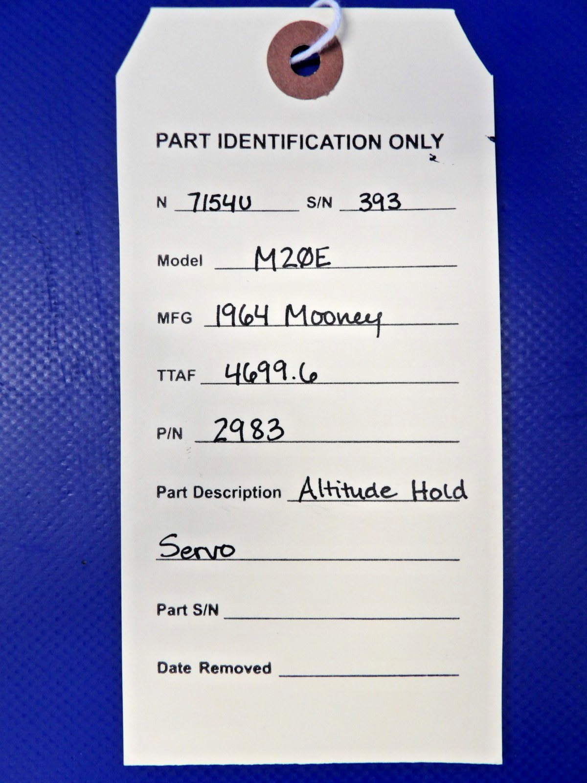 Mooney M20 / M20E Altitude Hold Servo P/N 2983 (0826-1277)7