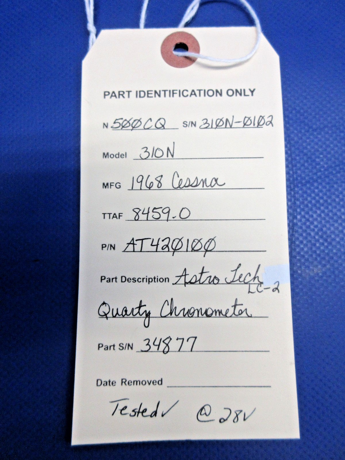 Cessna 310N Astro Tech LC-2 Quartz Chronometer P/N AT420100 TESTED (0826-700)7