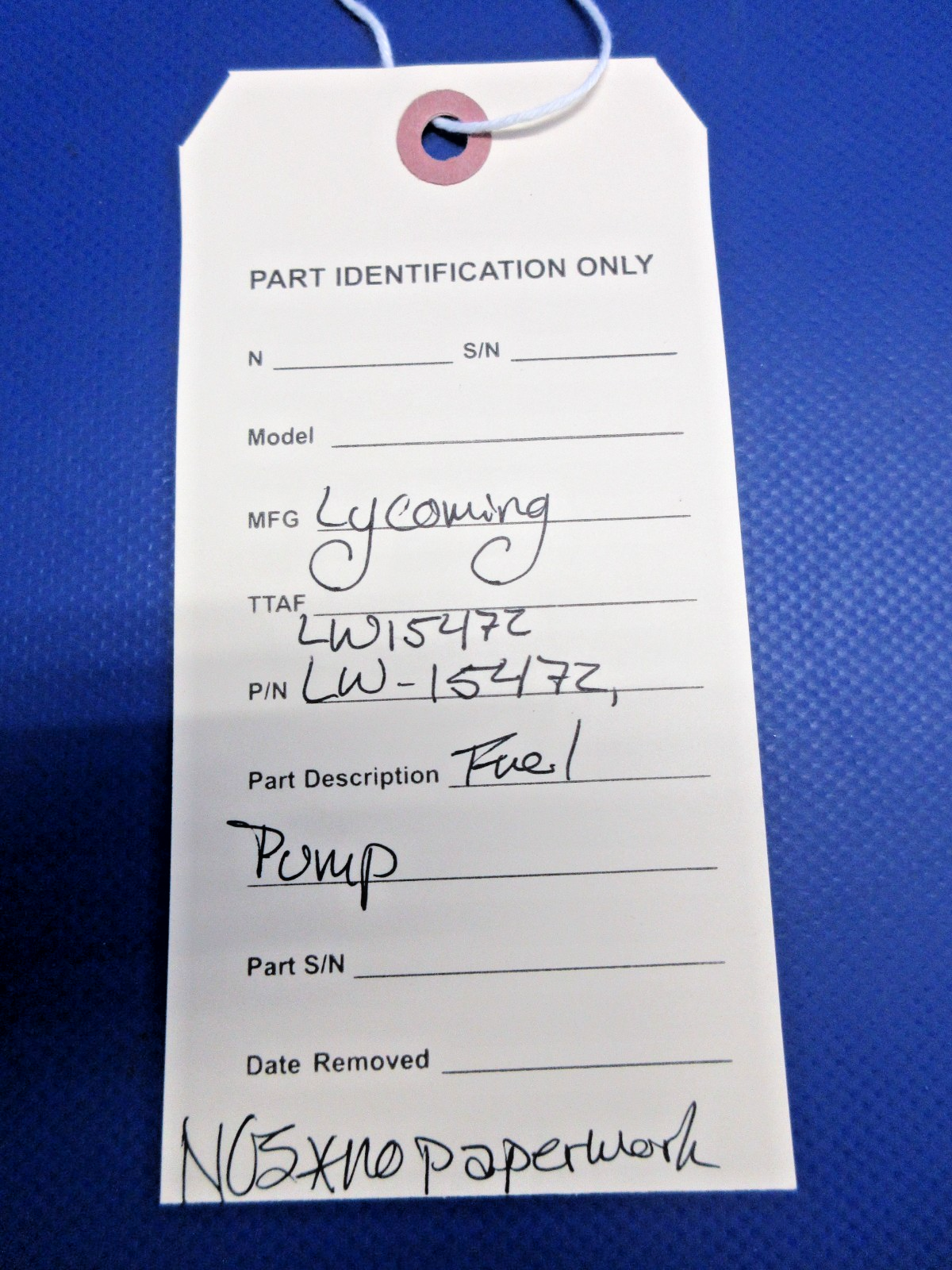 Lycoming Fuel Pump P/N LW-15472 NOS (0326-970)13