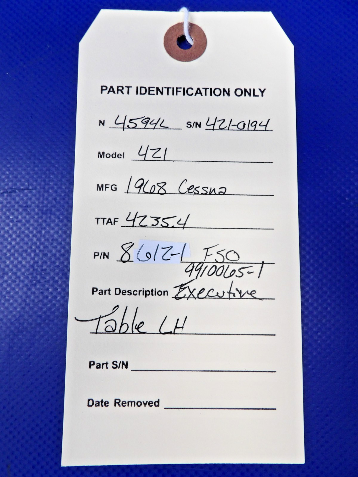 Cessna 421 Executive Table LH P/N 8612-1 (0626-2062)10