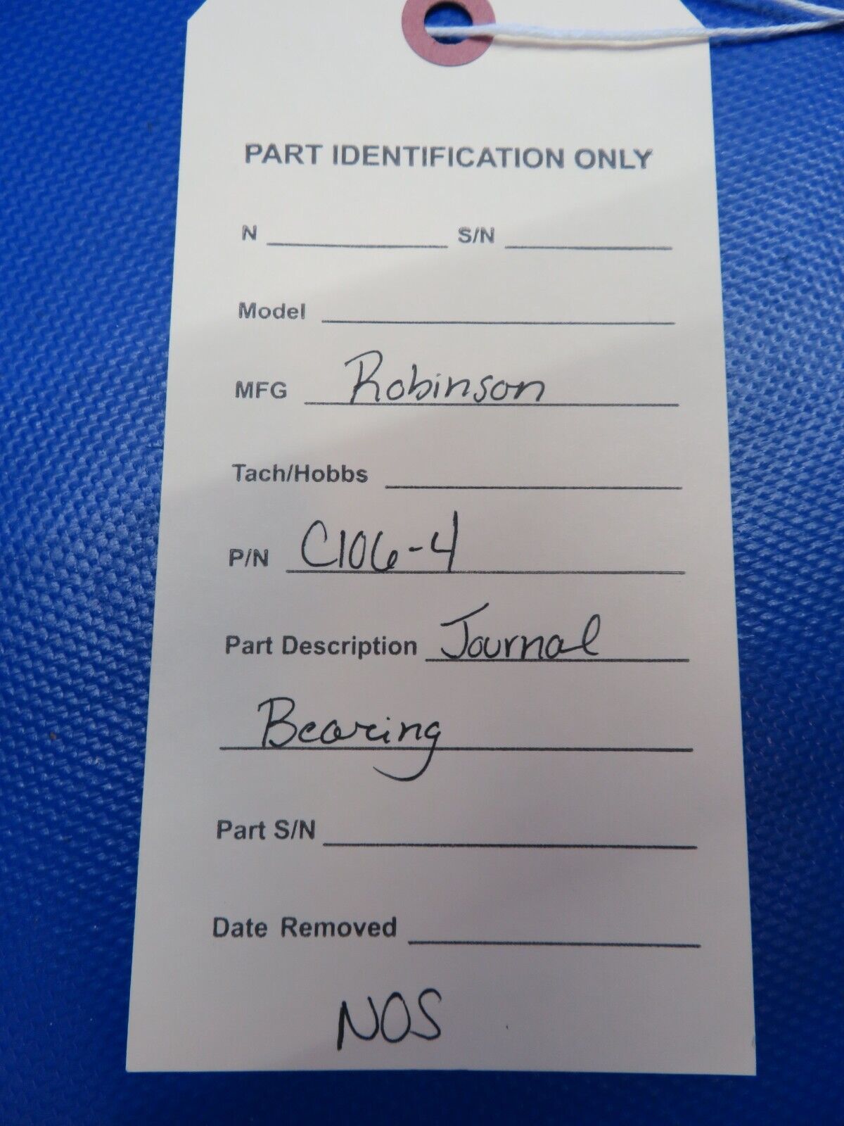 Robinson Journal Bearing P/N C106-4 NOS (0824-1704)