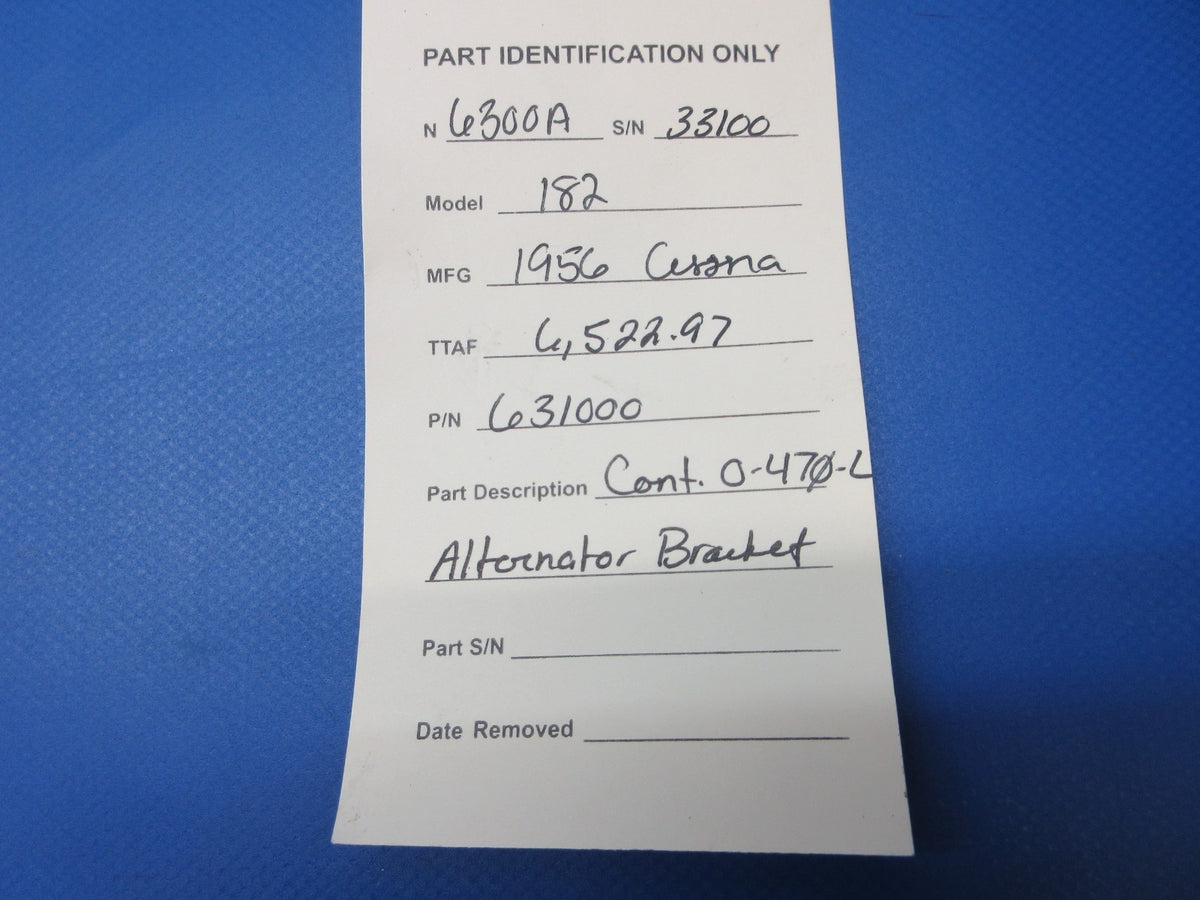 Continental O-470 Alternator Bracket P/N 631000 (0725-1252)9