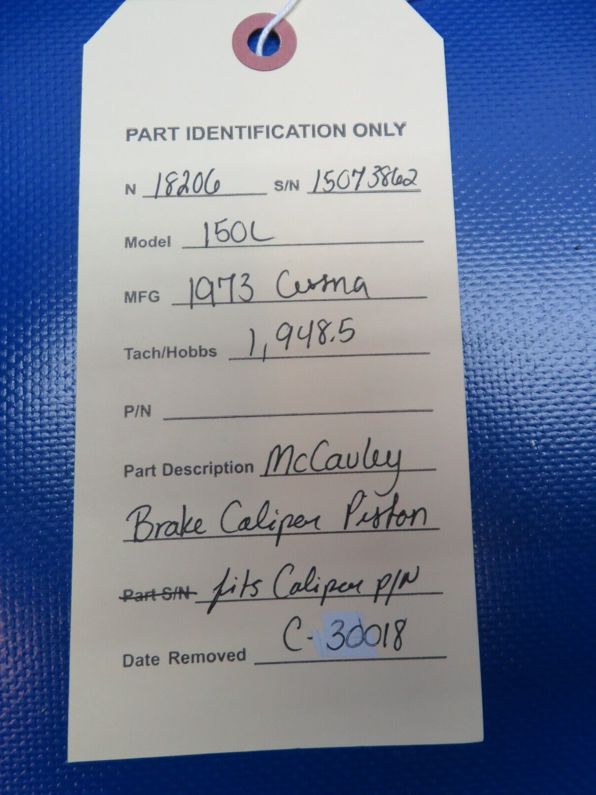 McCauley Brake Caliper Piston Fits P/N C-30018 (1124-176)9