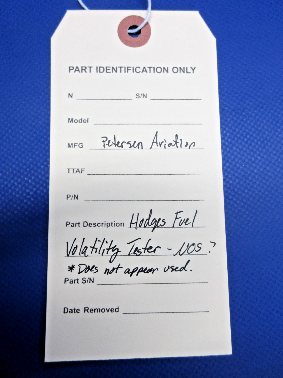 Petersen Aviation Hodges Fuel Volatility Tester (0526-981)15