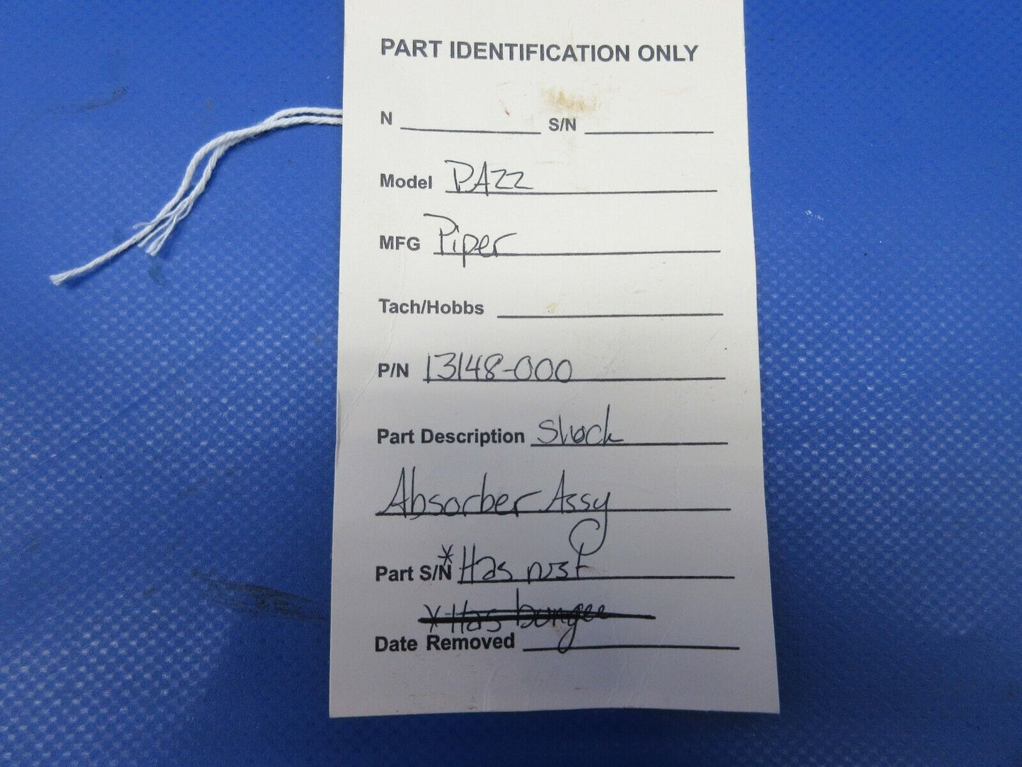 Piper PA22 Tri-Pacer Shock Absorber Assembly P/N 13148-000 (0524-1347)