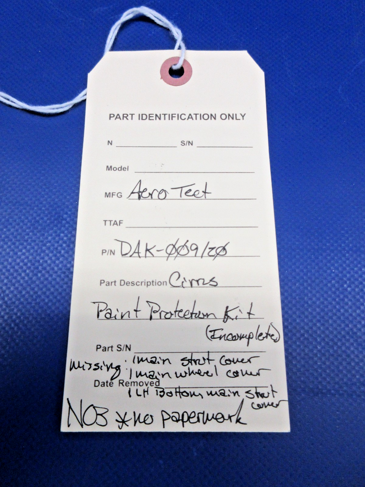AeroTect Cirrus Paint Protection Kit P/N DAK-009/20 NOS (0326-956)12