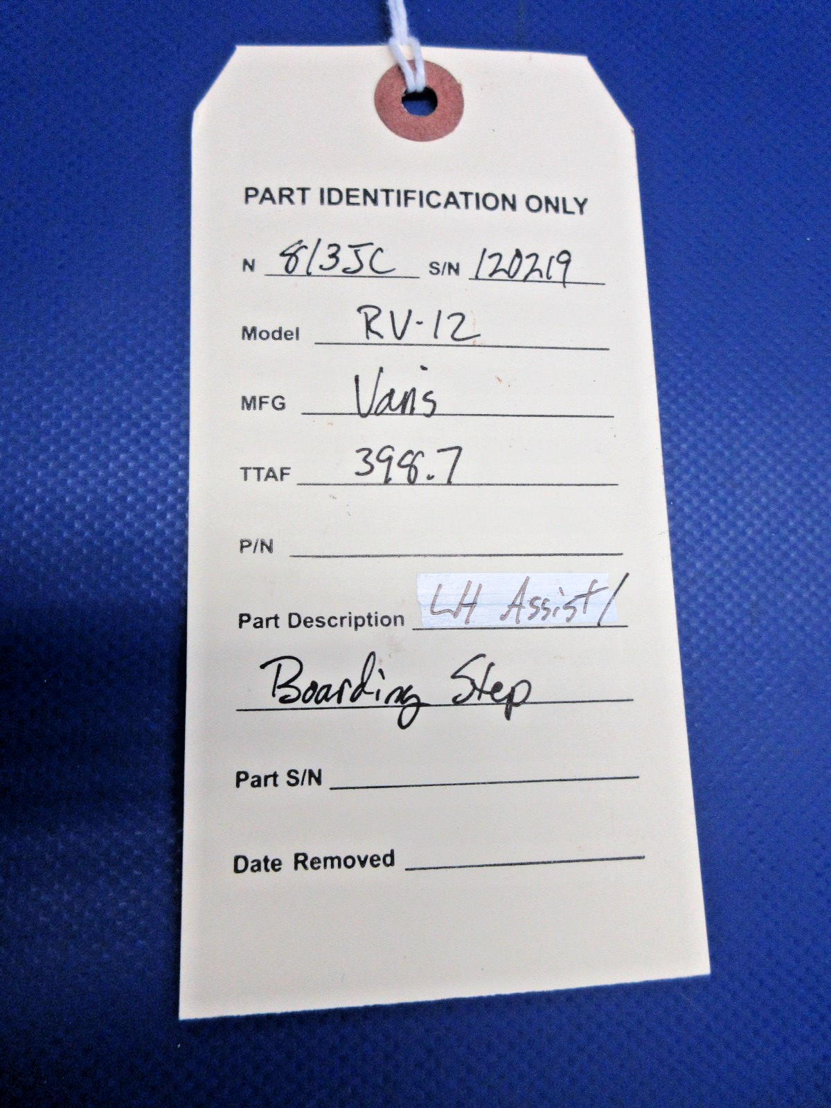 2011 Vans RV-12 Left Hand Assist / Boarding Step (0526-812)9