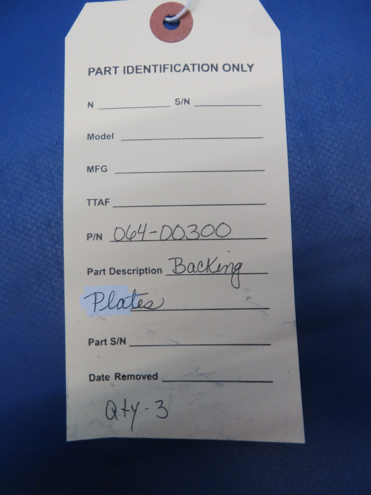 Cleveland Backing Plate P/N 064-00300 (0526-102)9