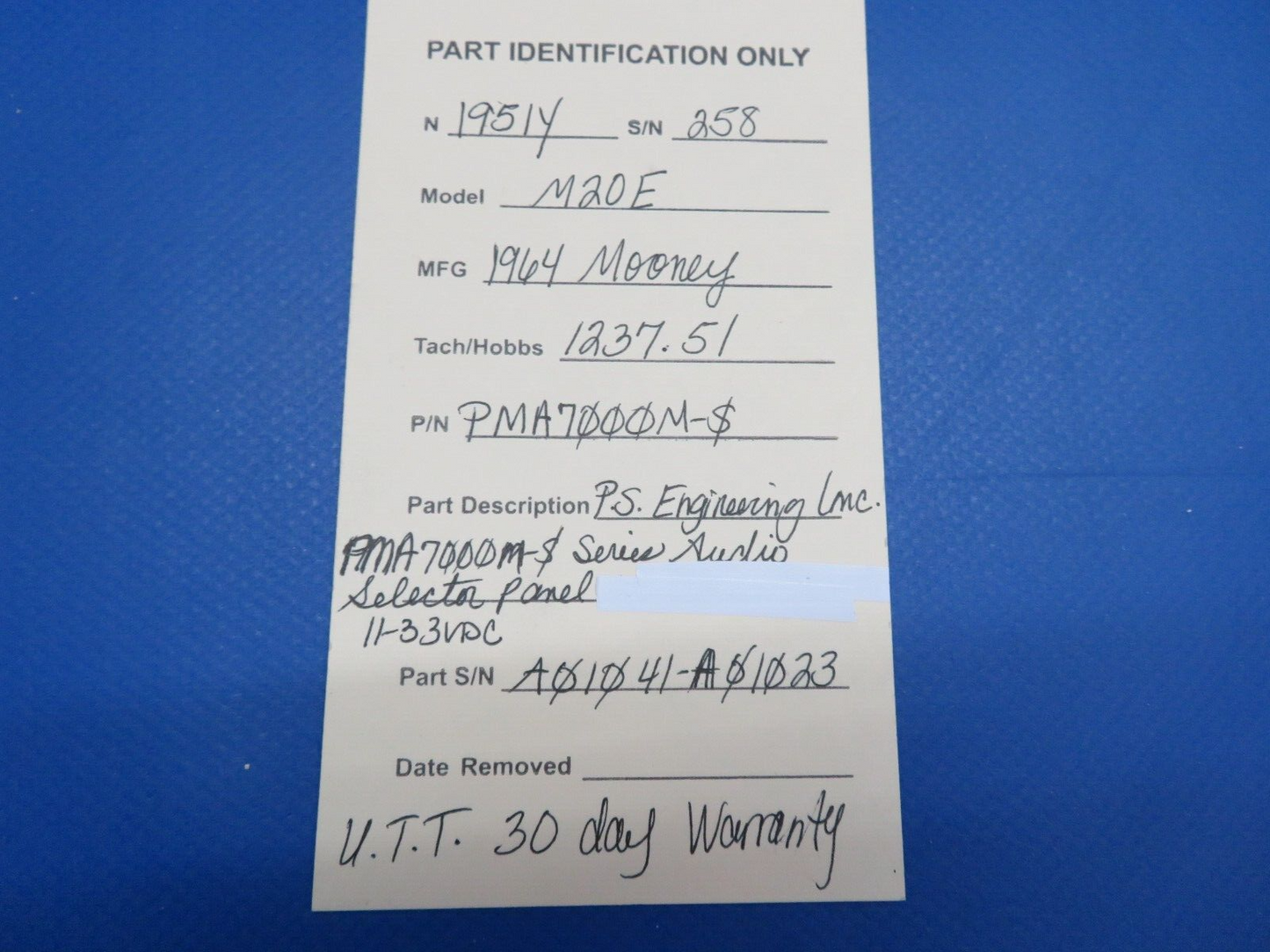PS Engineering PMA7000M-S Audio Selector Panel 11-33v WARRANTY (0125-142)9