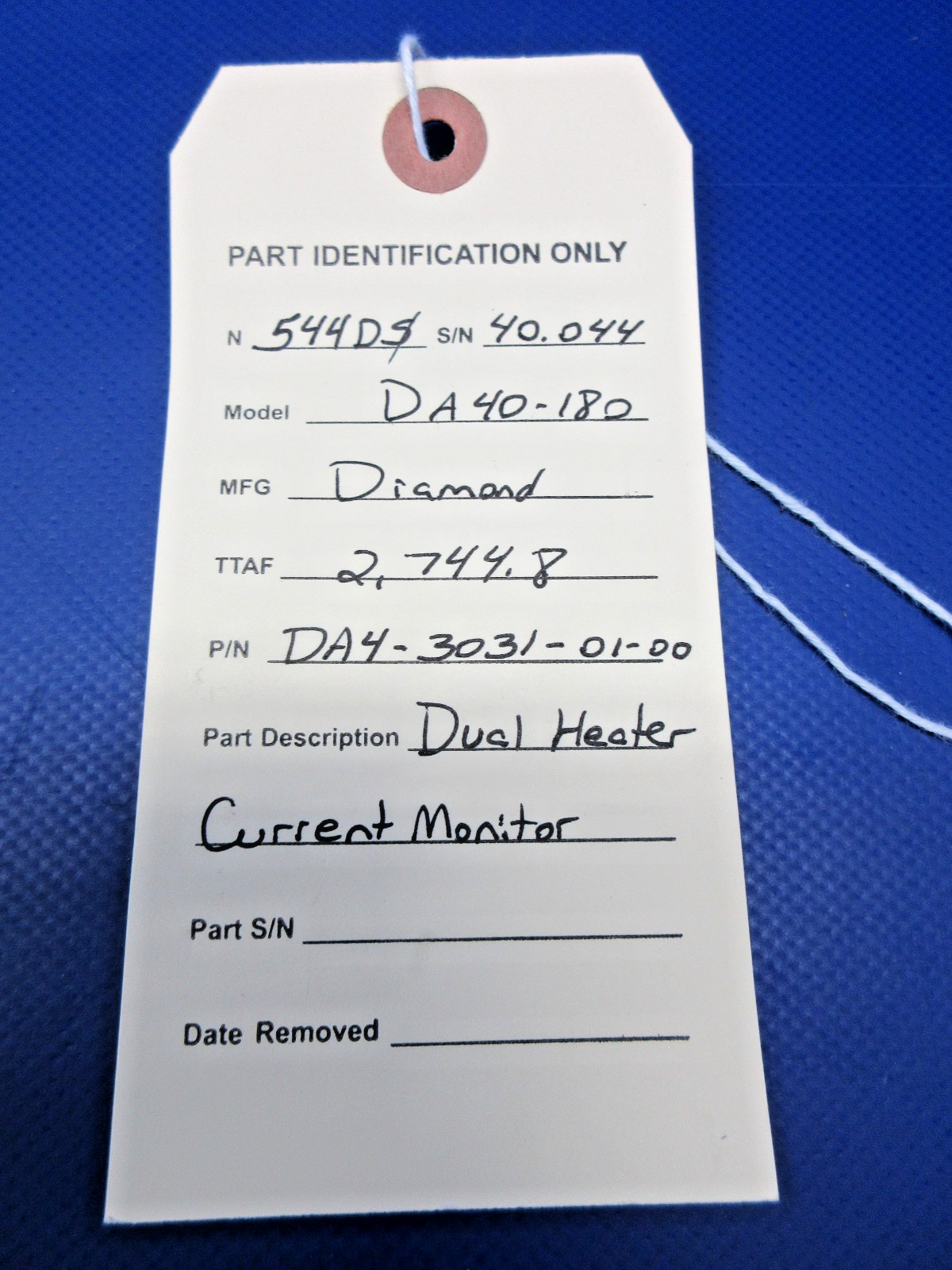 Diamond DA-40 Dual Heater Current Monitor P/N DA4-3031-01-00 (0826-705)11