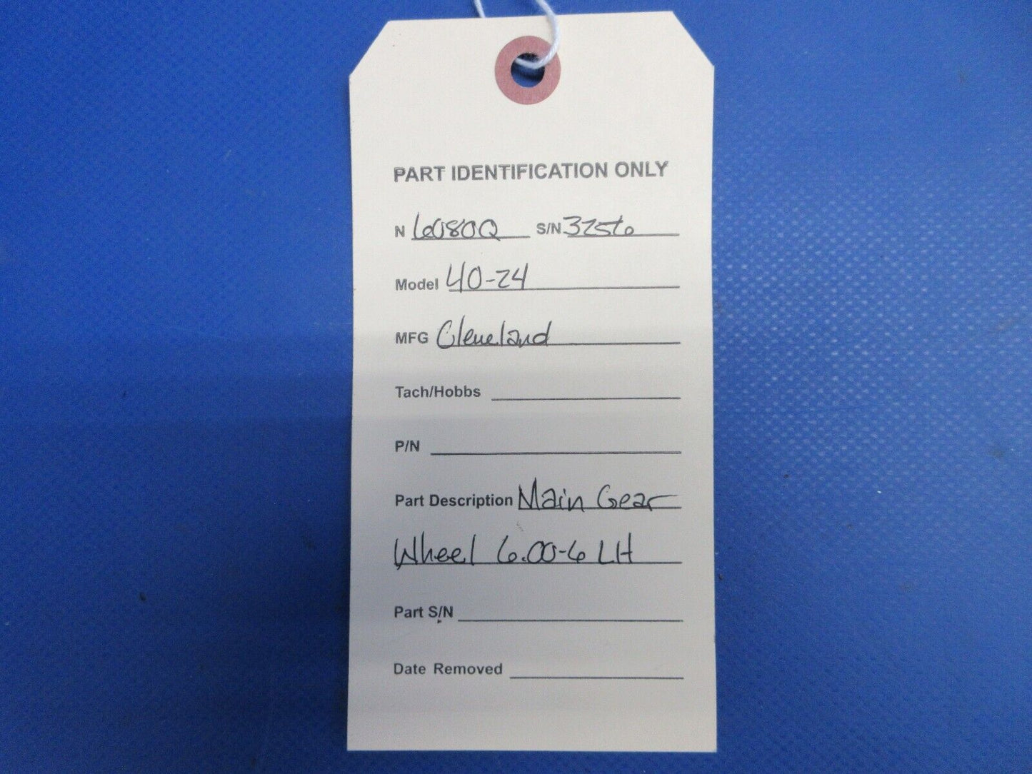 Mooney M20 / M20C Cleveland Main Gear Wheel 6.00-6 LH P/N 40-24 (1024-2067)