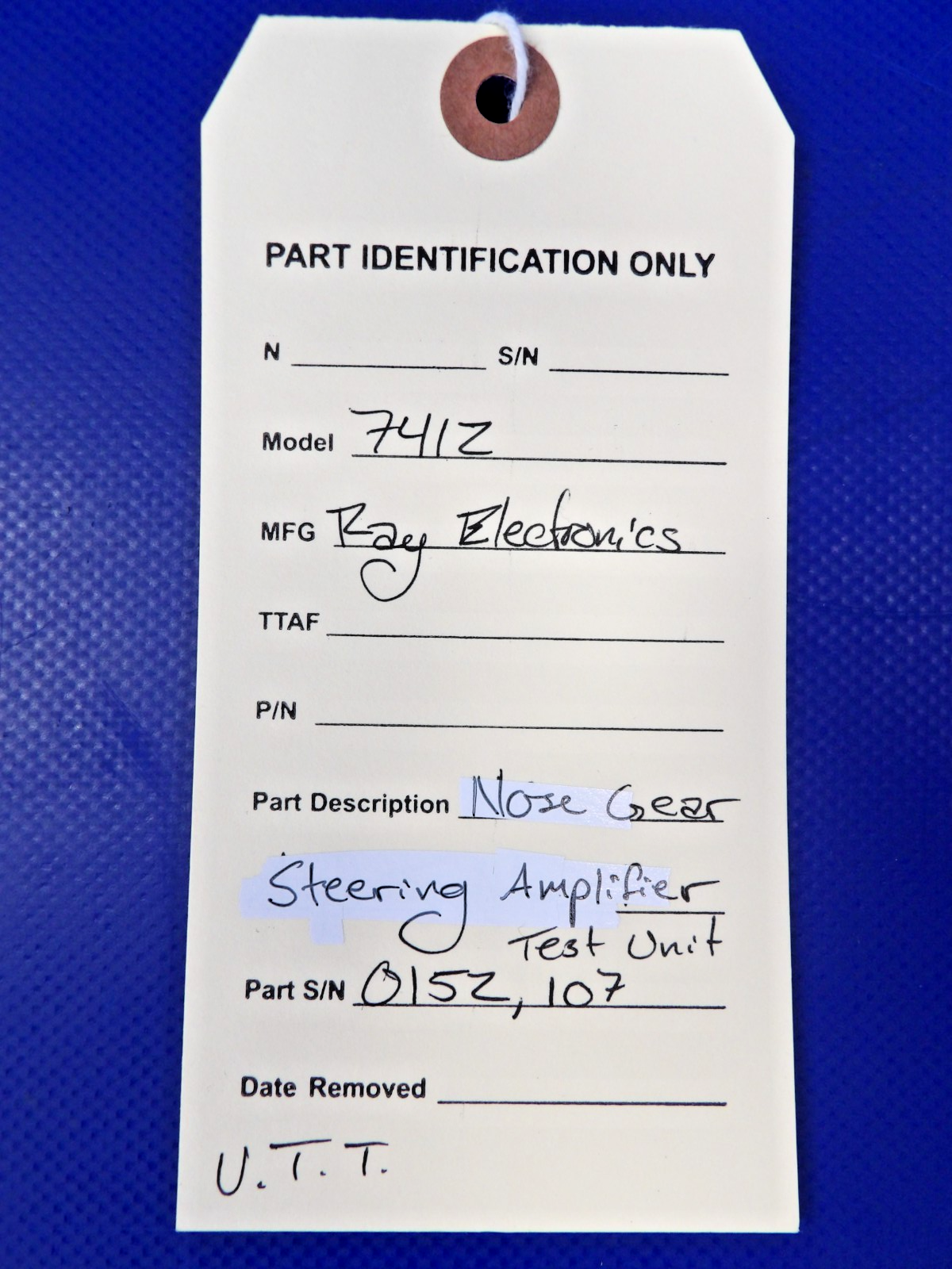 Ray Electronics 7412 Nose Gear Steering Amplifier Test Unit WARRANTY (0626-1338)12