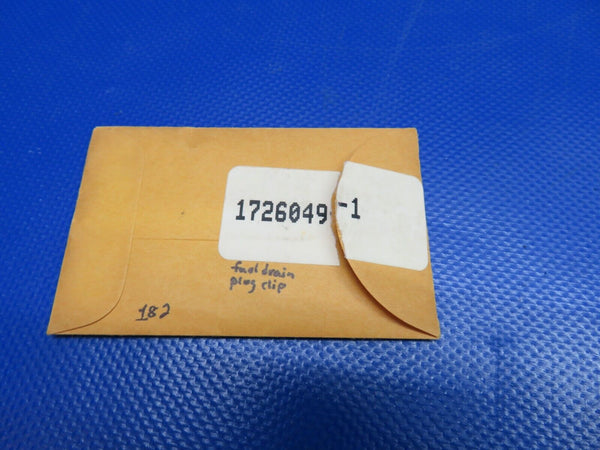 Cessna Fuel Drain Plug Safety Clip P/N 1726049-1 LOT OF 2 NOS (0424-1195)