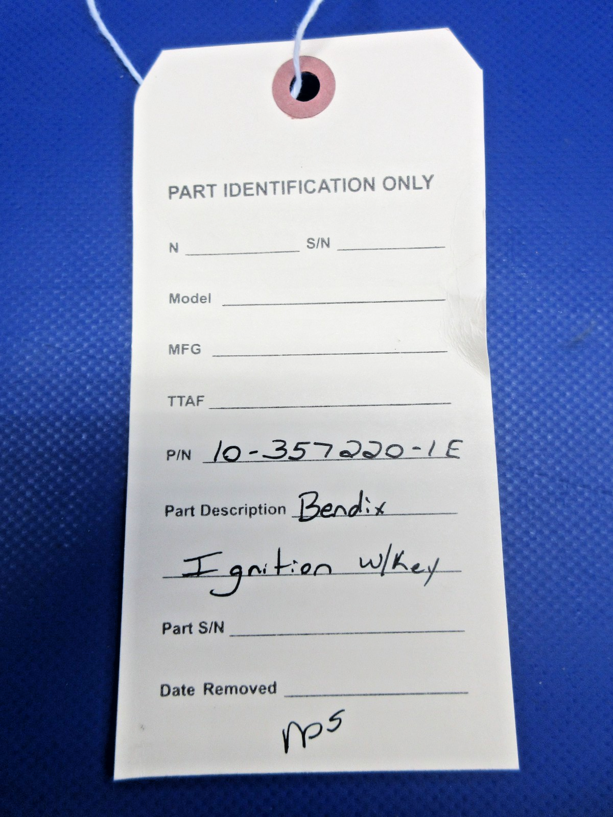 Twist Start / Push Prime - Bendix Ignition w/Key P/N 10-357220-1 NOS (0626-865)11