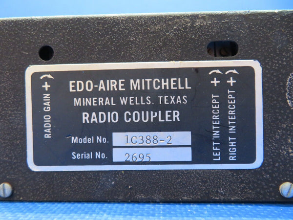 Edo-Aire Mitchell Radio Coupler P/N 1C388-2 WARRANTY (0424-154)