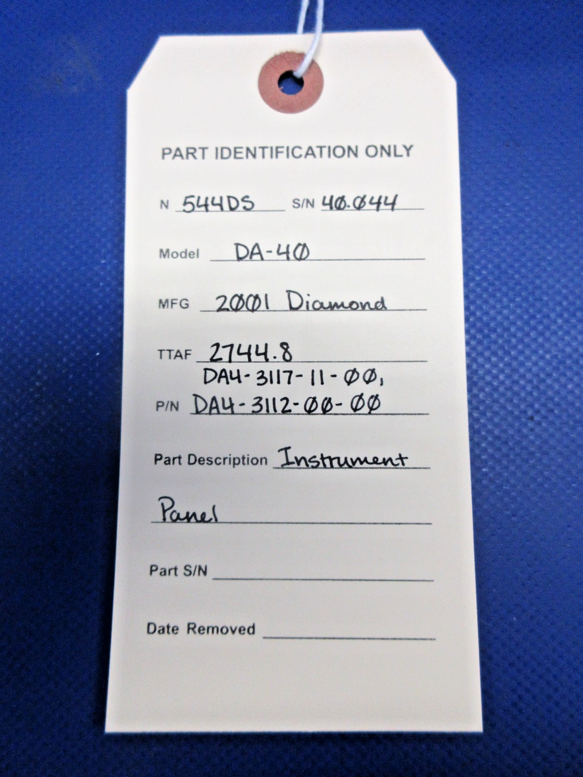 Diamond DA-40 Instrument Panel P/N DA4-3112-00-00 (0726-2120)14