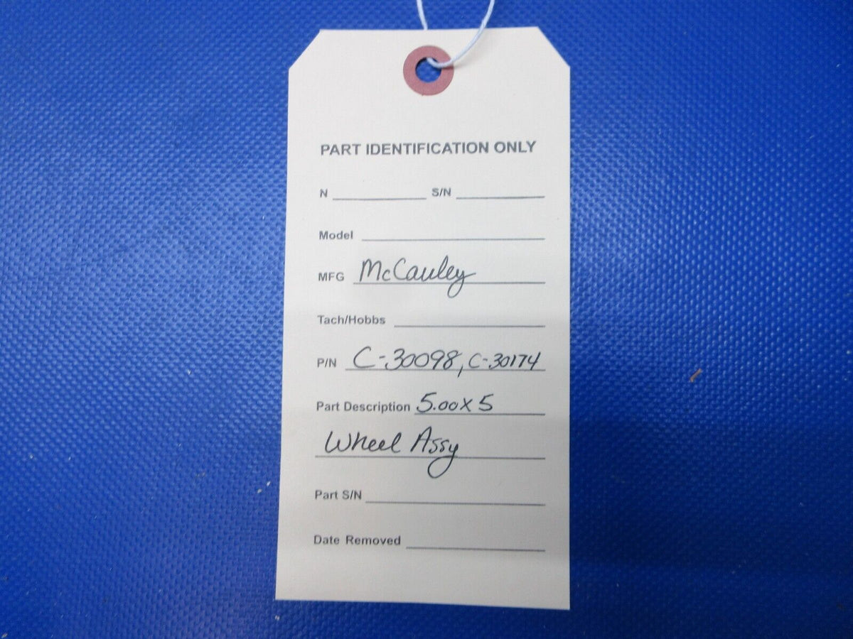 McCauley 5.00x5 Wheel Assy P/N C-30098 (0524-1554)