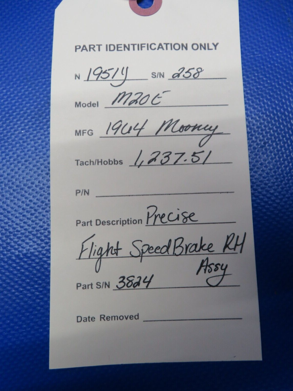 Mooney M20 / M20E Precise Flight Speed Brake RH Assy (0424-166)