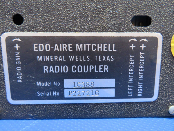 Edo-Aire Mitchell Radio Coupler P/N 1C388 WARRANTY (0424-1746)