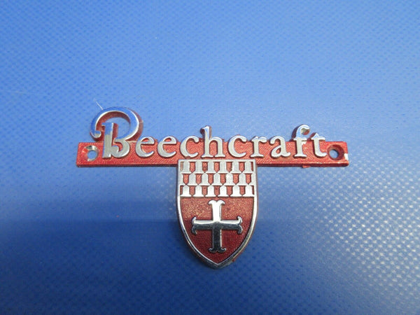 Beech 19A Musketeer Beechcraft Emblem ( Red ) P/N 130071 (0424-1304)