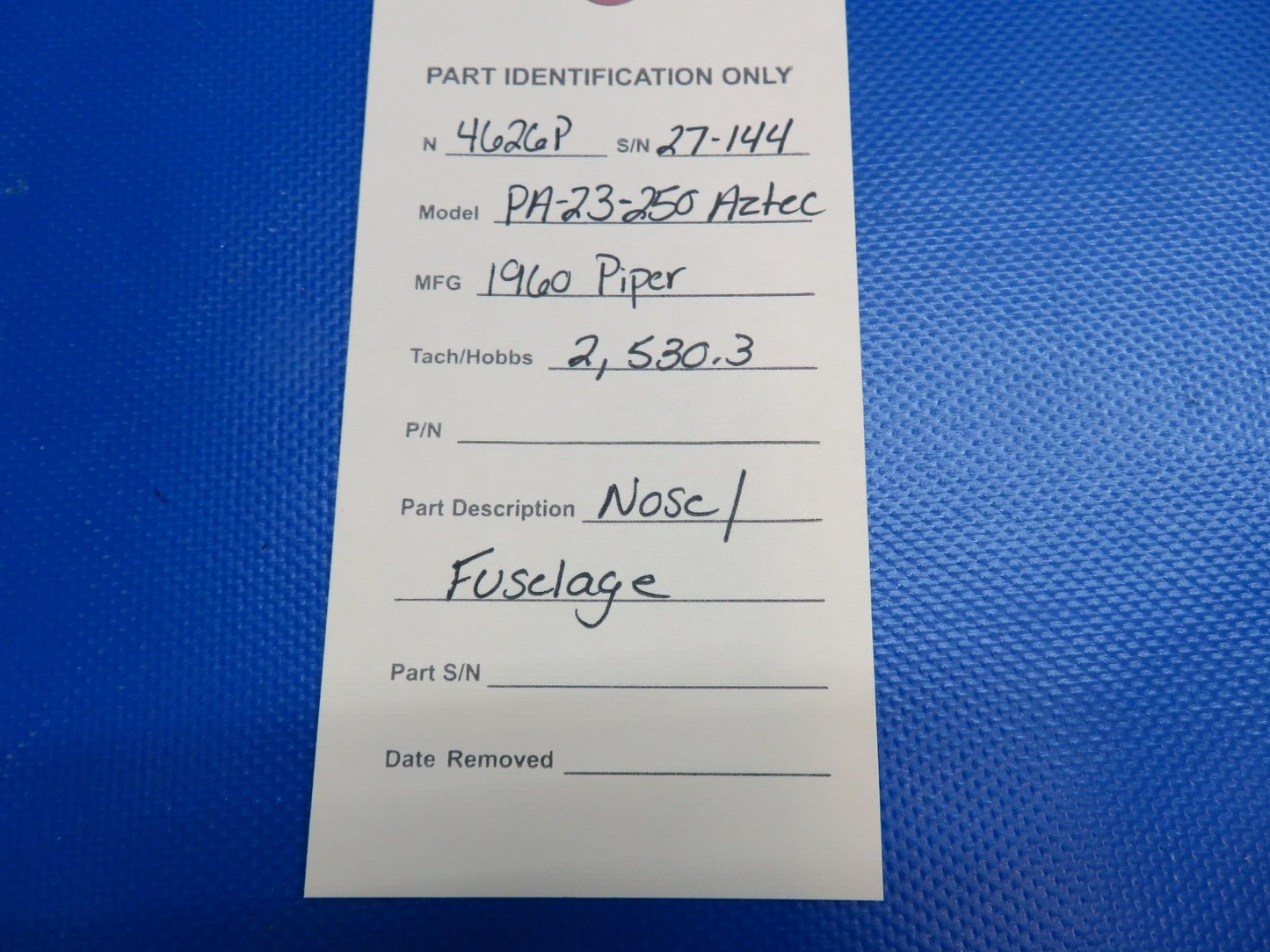 Piper PA-23 Nayak Aviation Extended Nose and Baggage Compartment (0424-98)