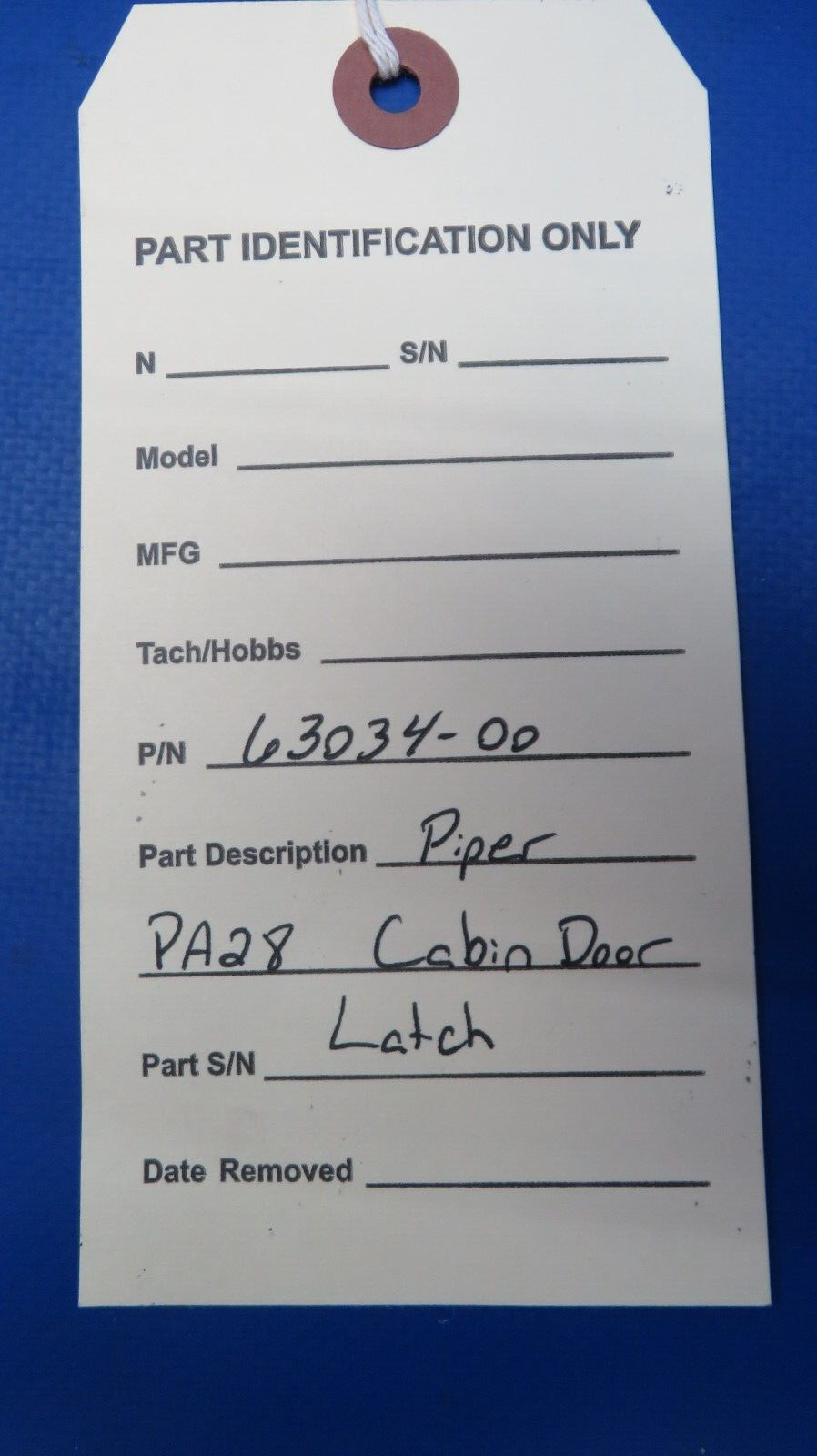 Piper PA-28 Cabin Door Latch P/N 63034-00 (0523-855)12