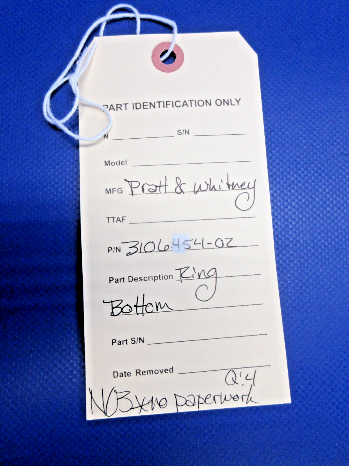 Pratt & Whitney Ring Bottom P/N 3106454-02 NOS (0426-840)9