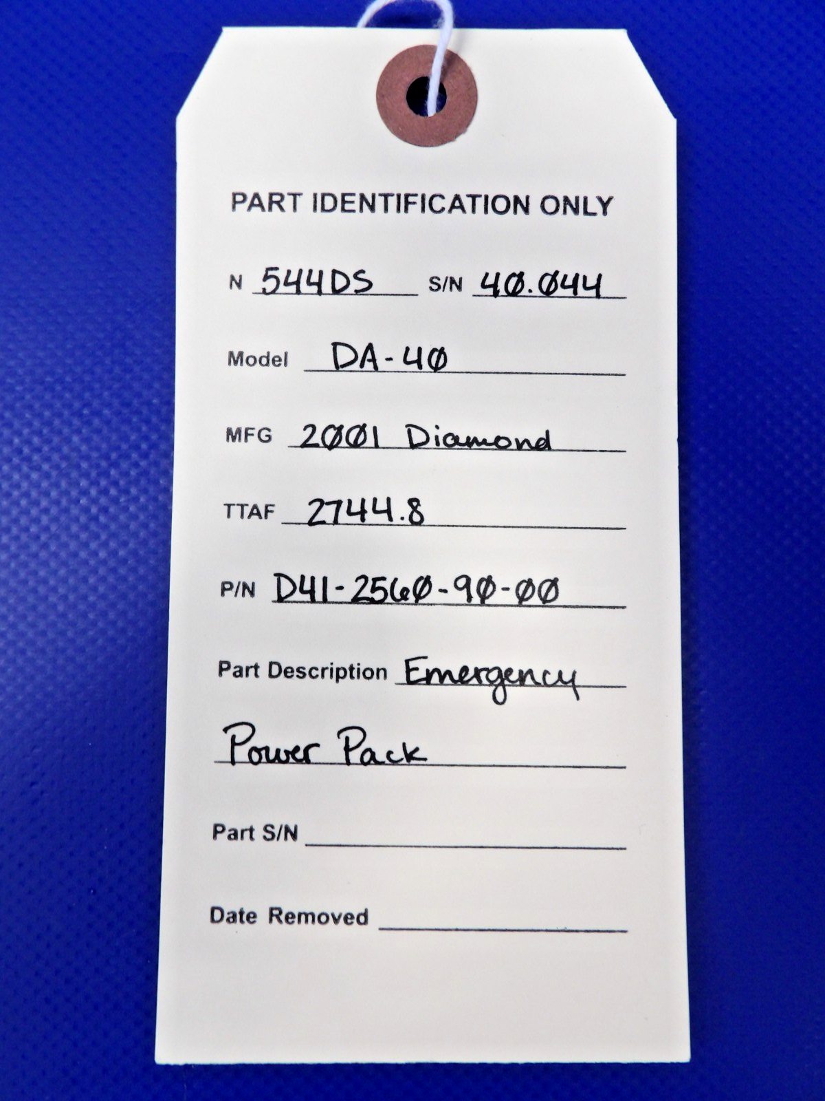 Diamond DA-40 Emergency Power Pack P/N D41-2560-90-00 (0826-1203)9