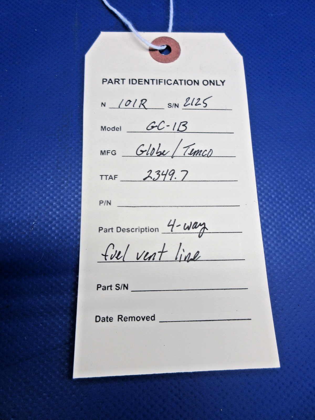 Globe GC-1B Swift 4-Way Fuel Vent Line (0526-786)12