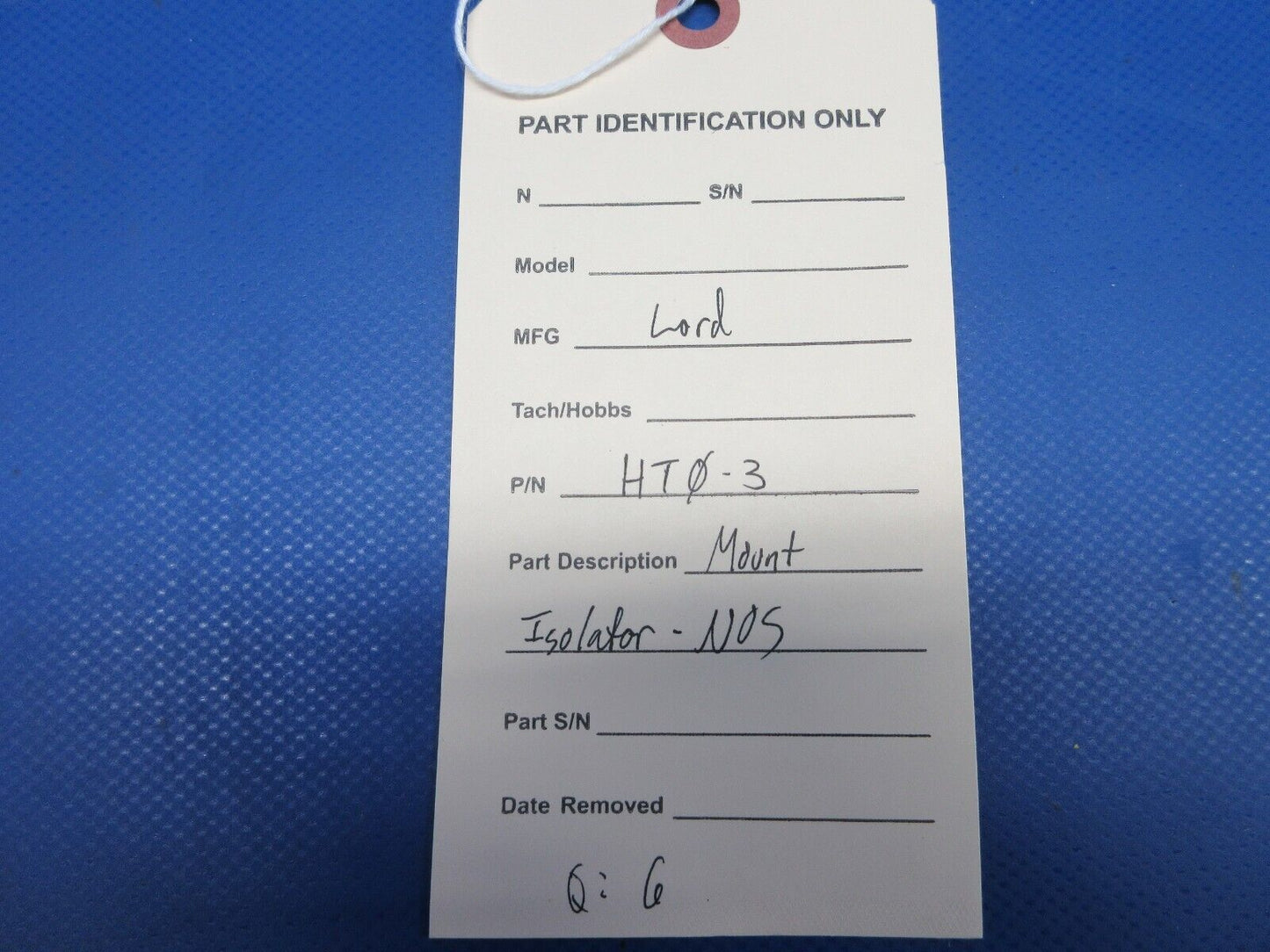 Lord Mount Isolator P/N HT0-3 NEW OLD STOCK (0424-1224)