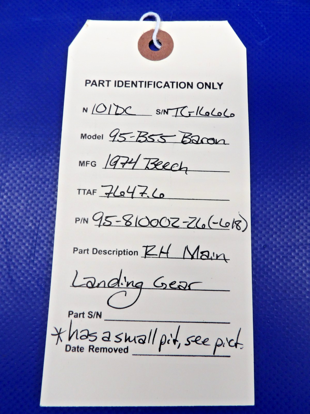 Beech RH Main Gear Cylinder w/ Braces & Torque Knee P/N 35-815246-7 (0526-2014)13
