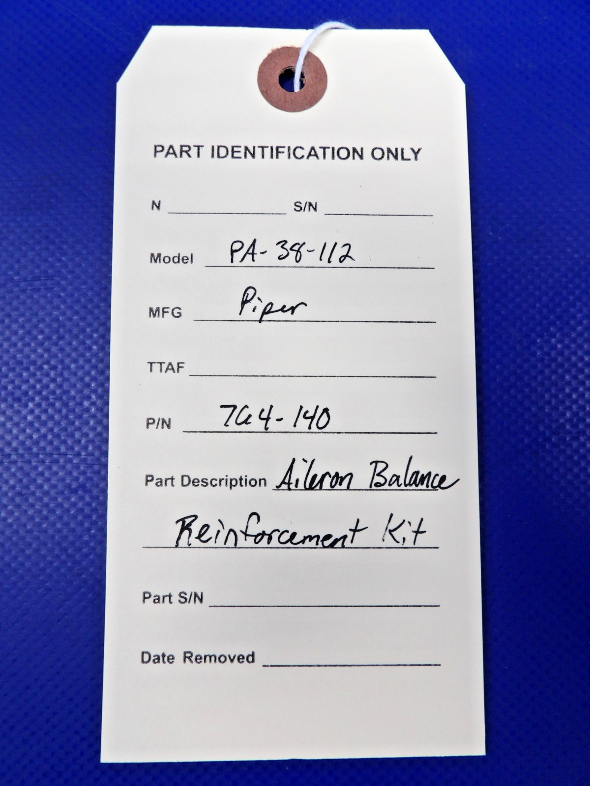 Piper PA-38-112 Aileron Balance Reinforcement "Complete" Kit 764-140 (0526-1419)16