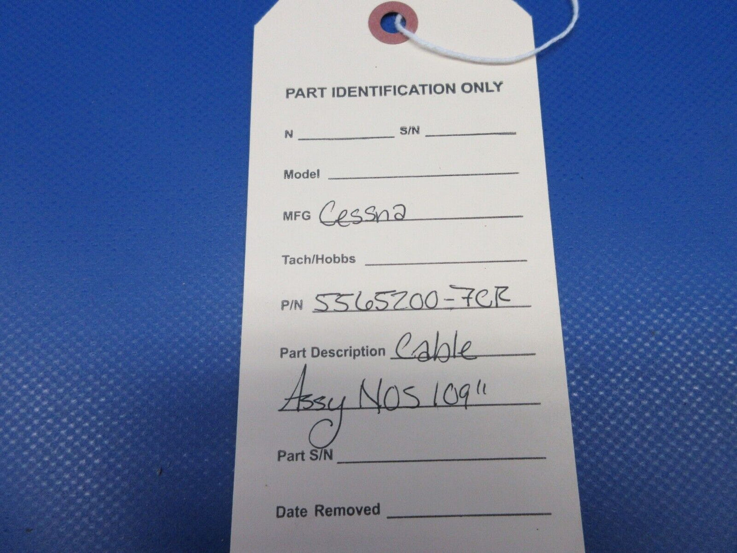 Cessna Cable Assy 109" P/N 5565200-7CR NEW OLD STOCK (0424-1153)