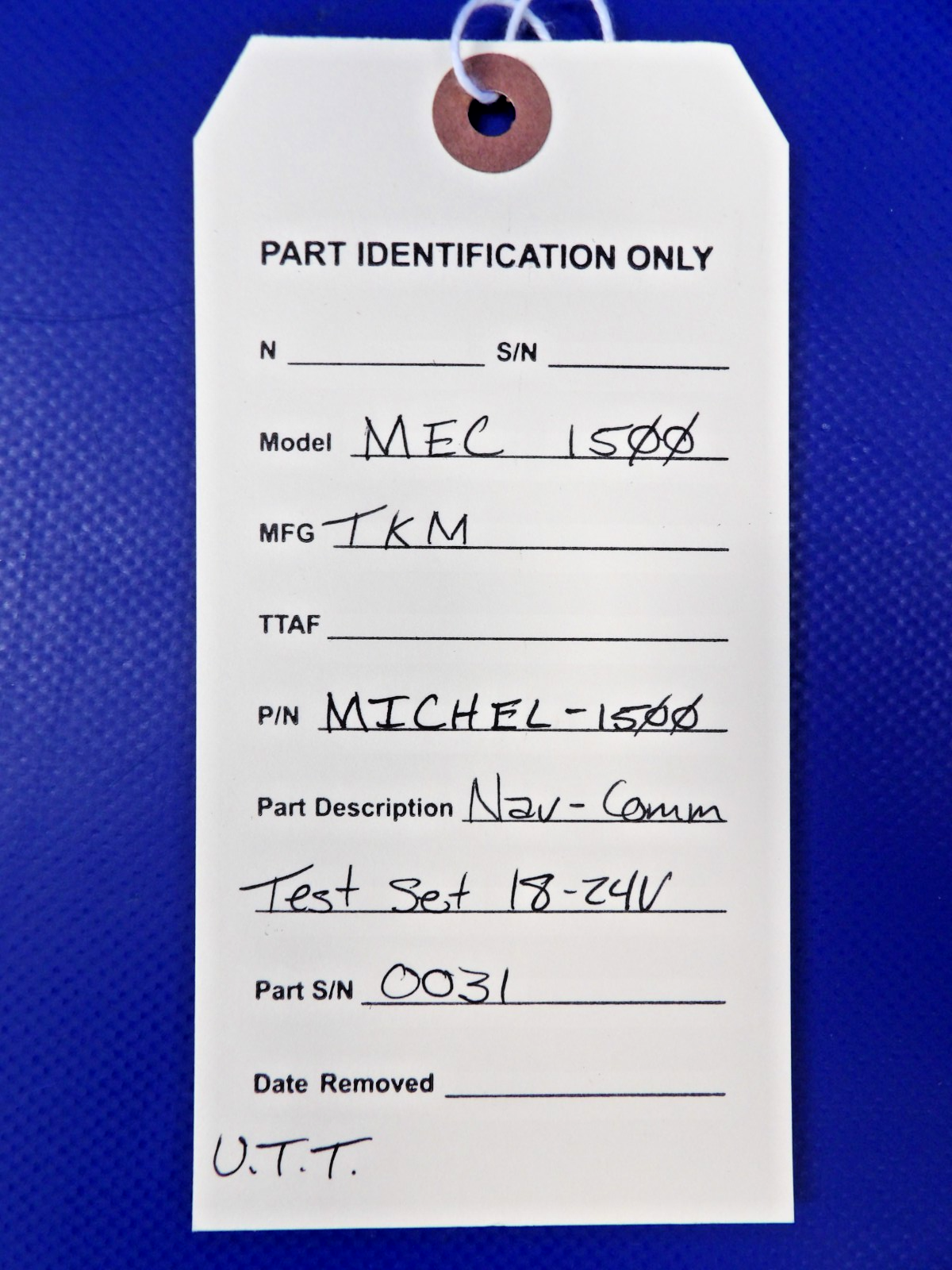 TKM MEC1500 Nav-Comm Test Set 18-24V P/N MICHEL-1500 WARRANTY (0626-1337)10