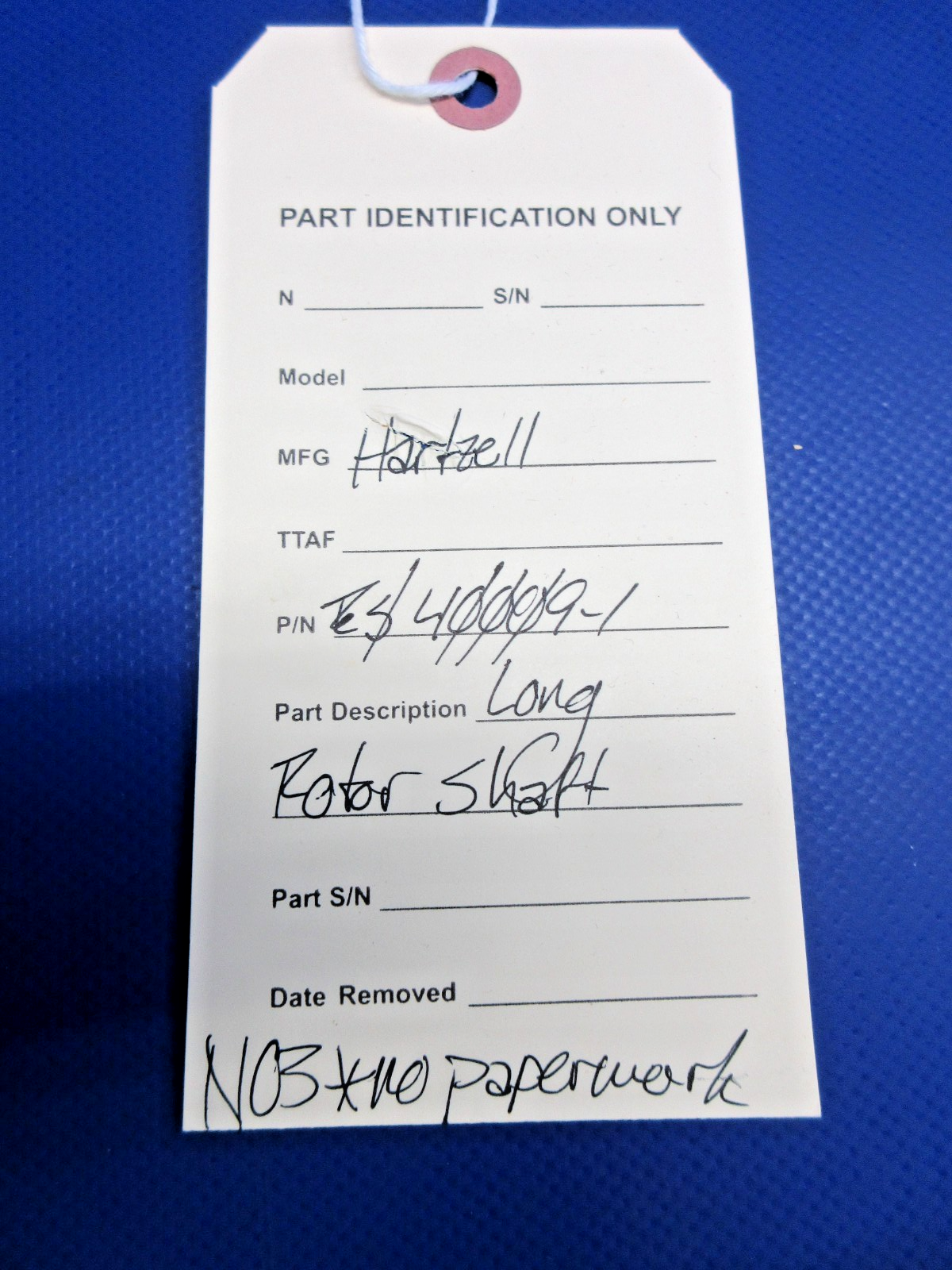 Hartzell Long Rotor Shaft P/N ES40009-1 NOS (0326-966)9