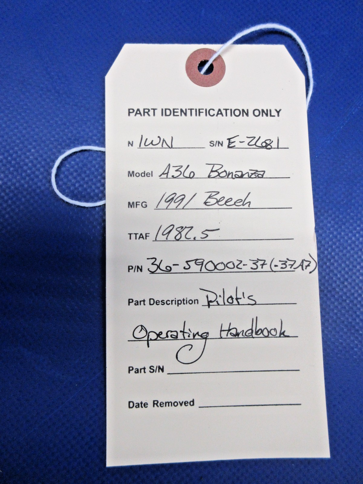 Beech A36 Bonanza Pilot's Operating Handbook P/N 36-590002-37 (0626-780)13