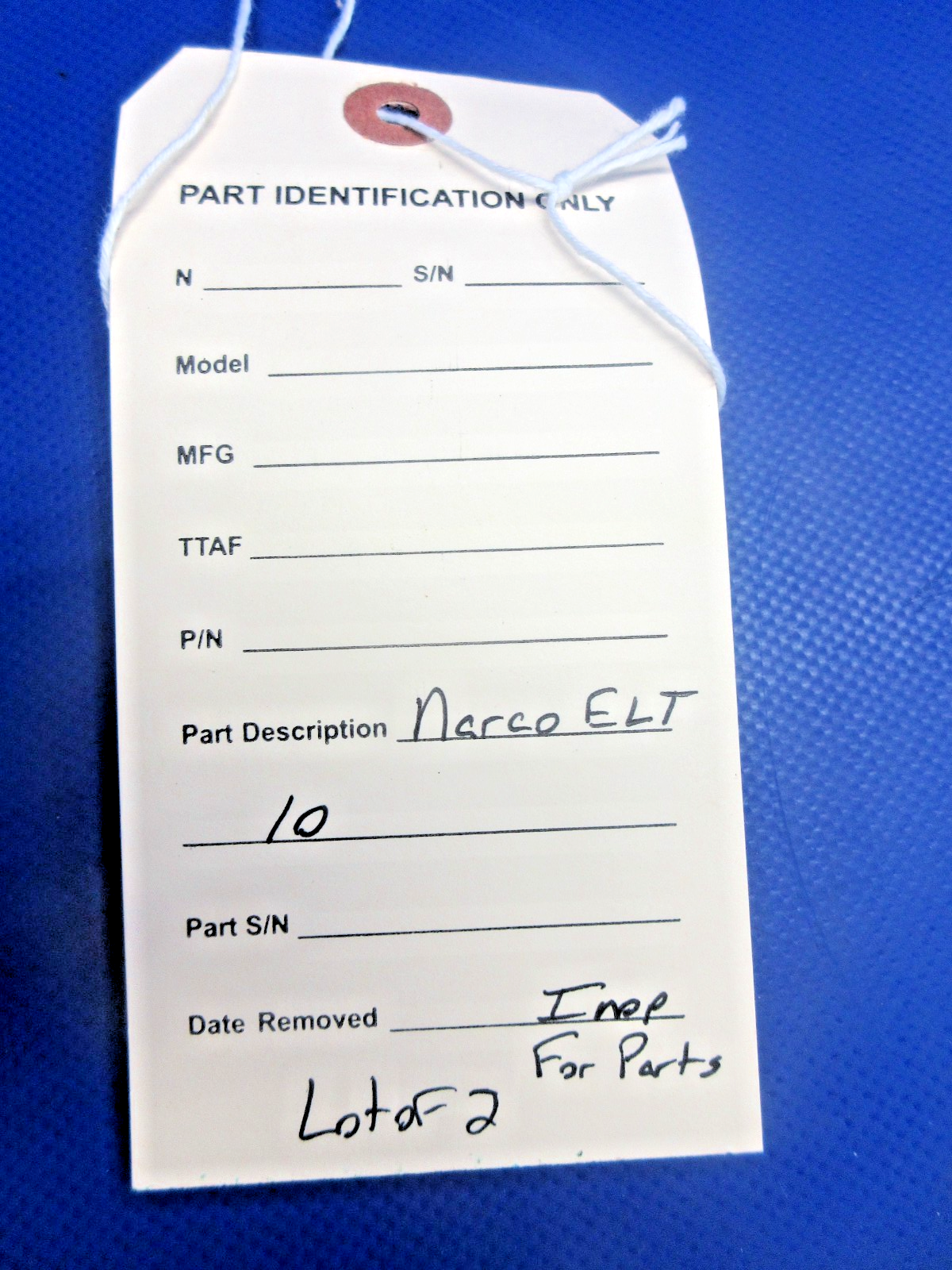 Narco Avionics ELT 10 LOT OF 2 FOR PARTS (0826-419)11