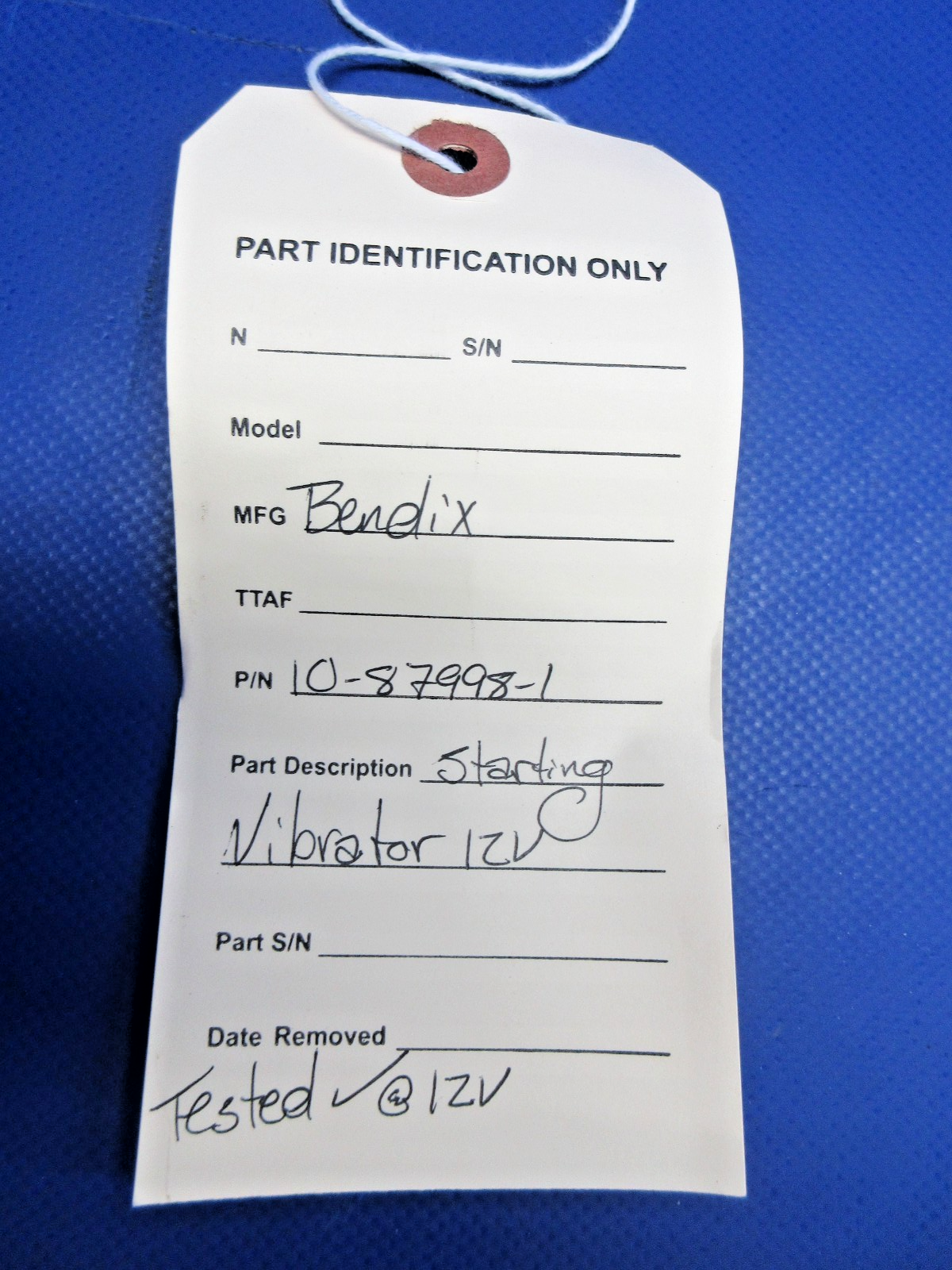 Bendix Starting Vibrator 12V P/N 10-87998-1 TESTED (0626-739)7
