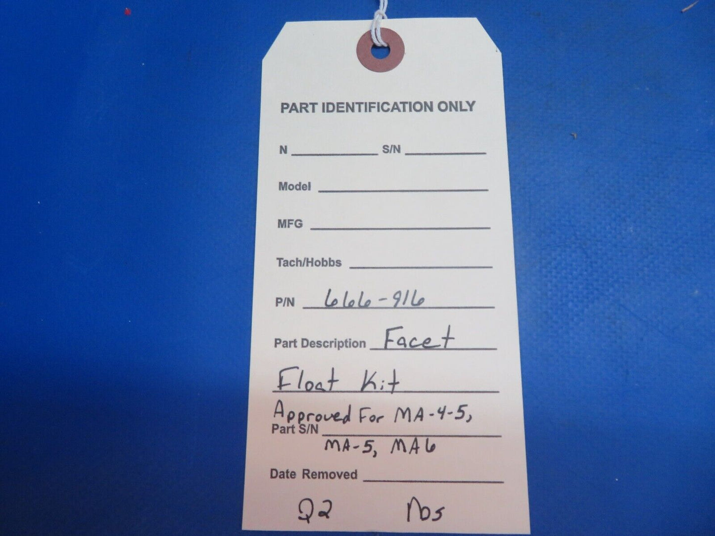 Facet Carburetor Float Kit P/N 666-916 NOS (0123-583)