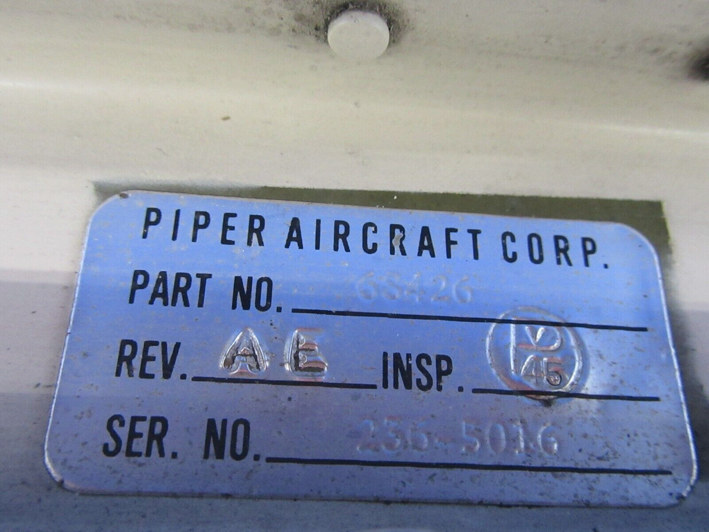 Piper PA-28-236 Dakota Stabilator P/N 68426-00 / 68426-000 (1223-02)