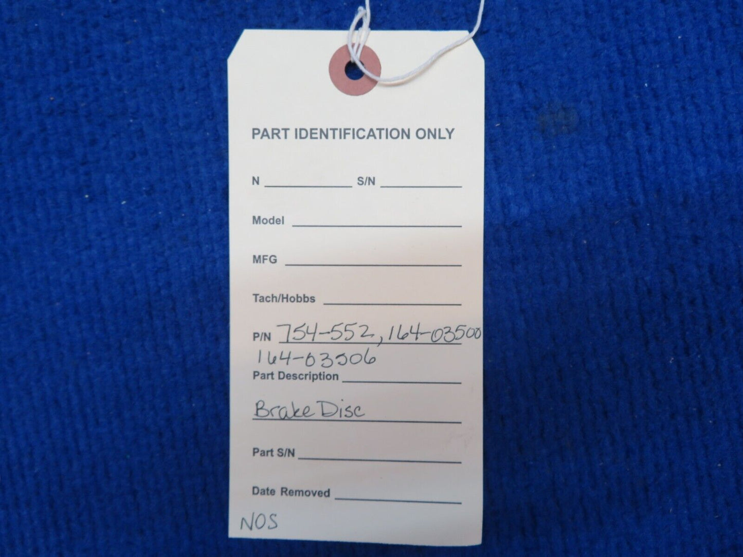 Cleveland Brake Disc P/N 754-552 NOS (0722-324)