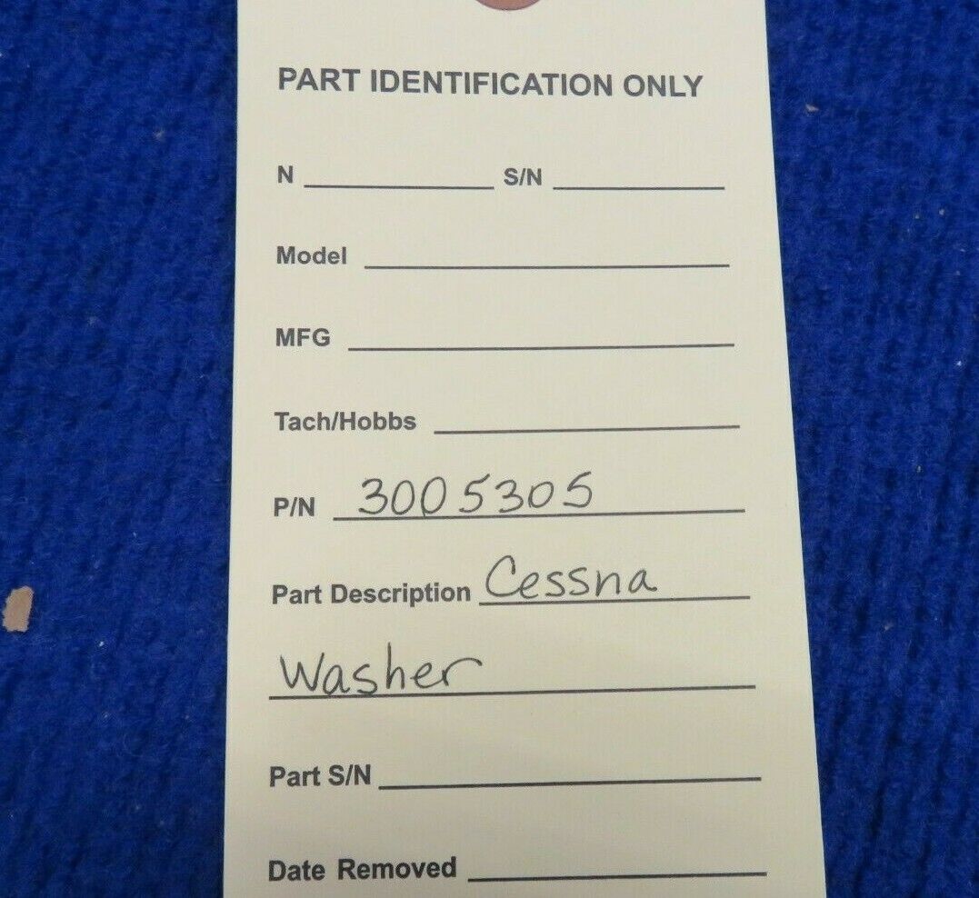 Pratt and Whitney Washer P/N 3005305 LOT OF 10 NOS (0522-15)