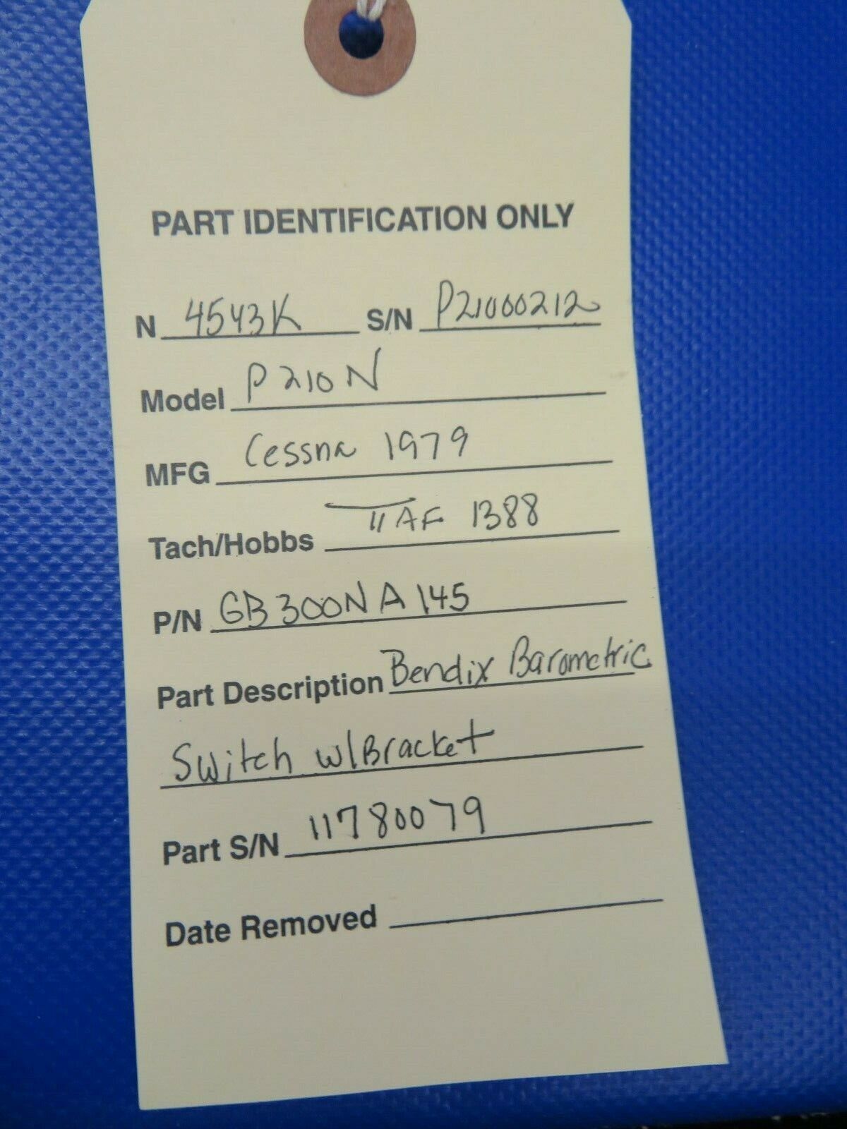 Bendix Barometric Switch w / Bracket GB300NA145 (0221-50)