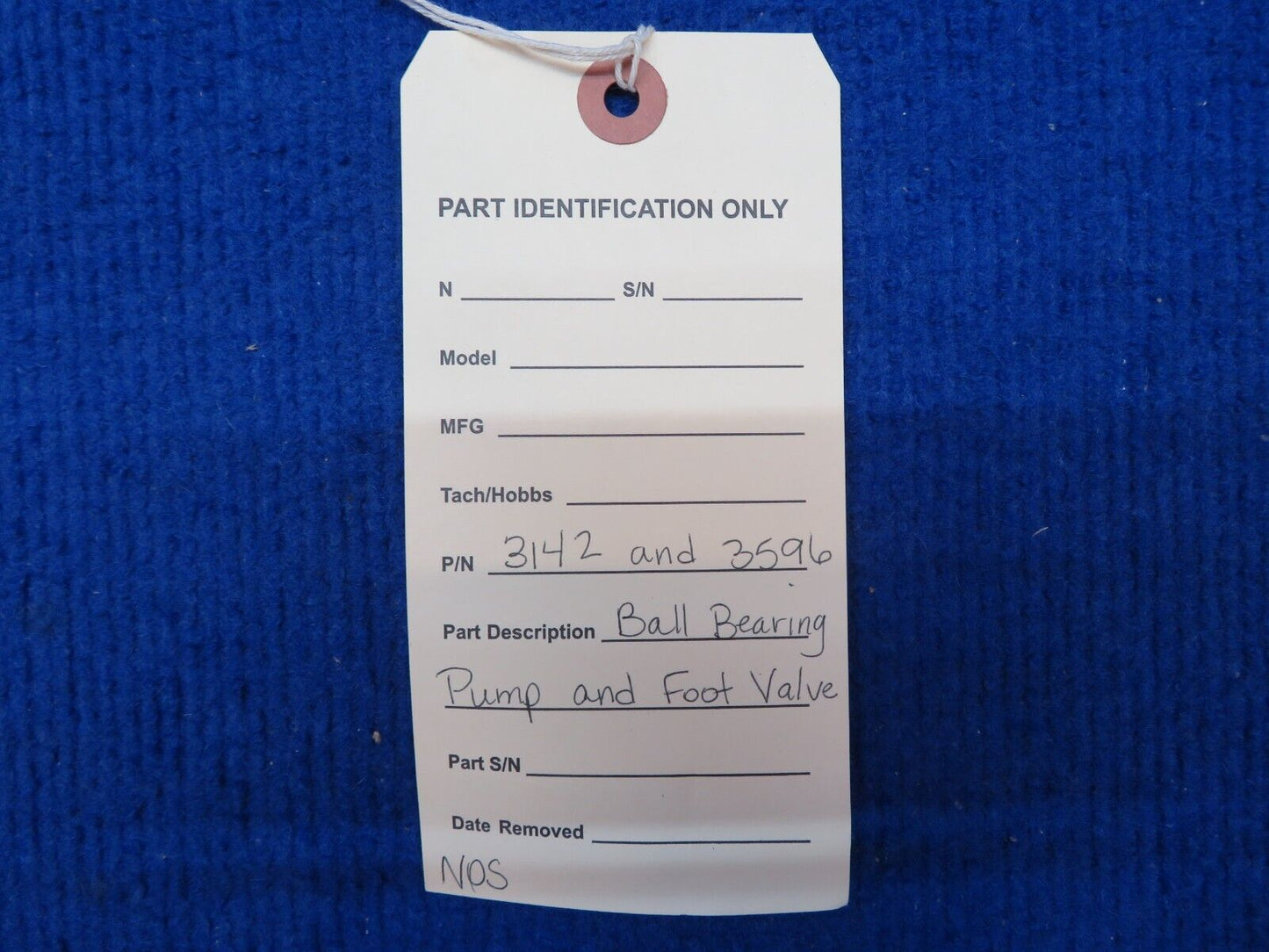 Ball Bearing Pump and Foot Valve P/N 3142 NOS (0622-940)