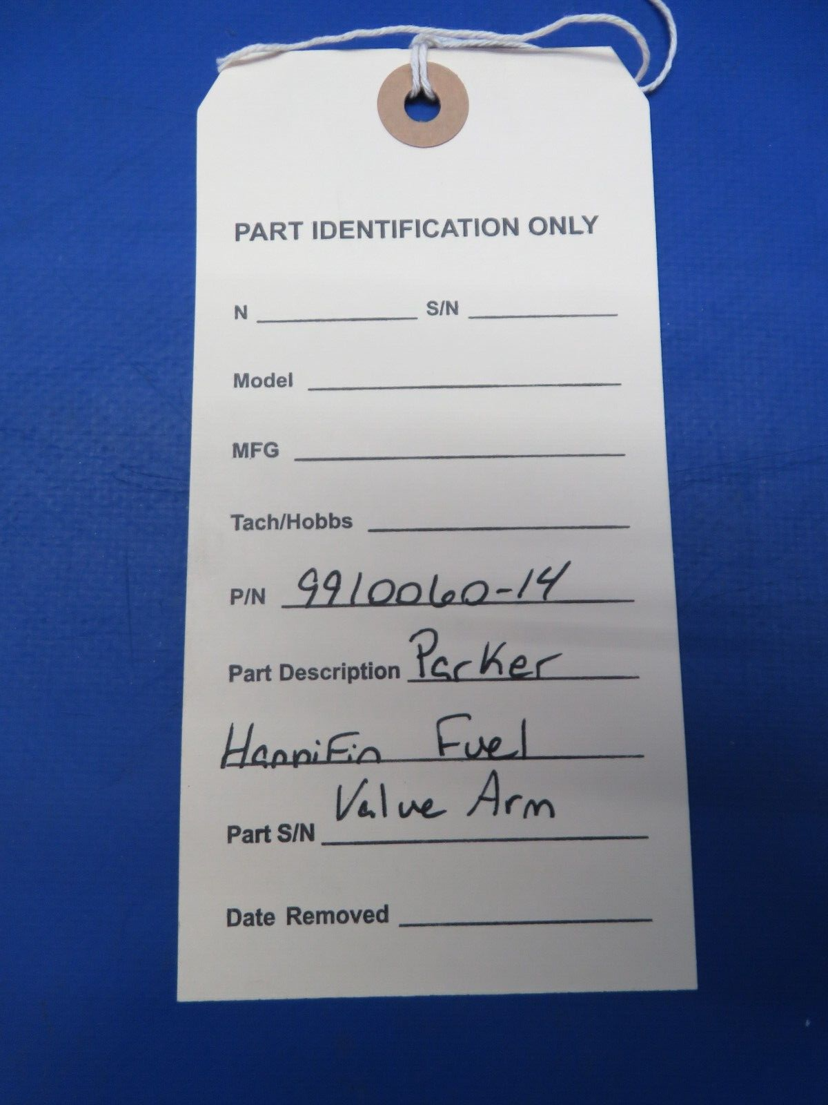 Parker Hannifin Fuel Valve Arm P/N 9910060-14 (0923-726)