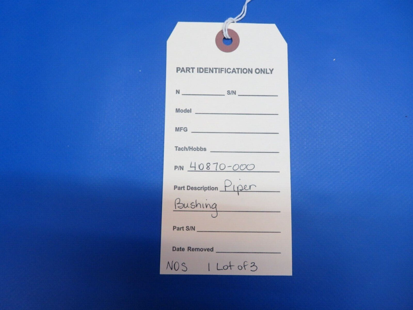 Piper Bushing LOT OF 3 P/N 40870-000 NOS (0922-619)