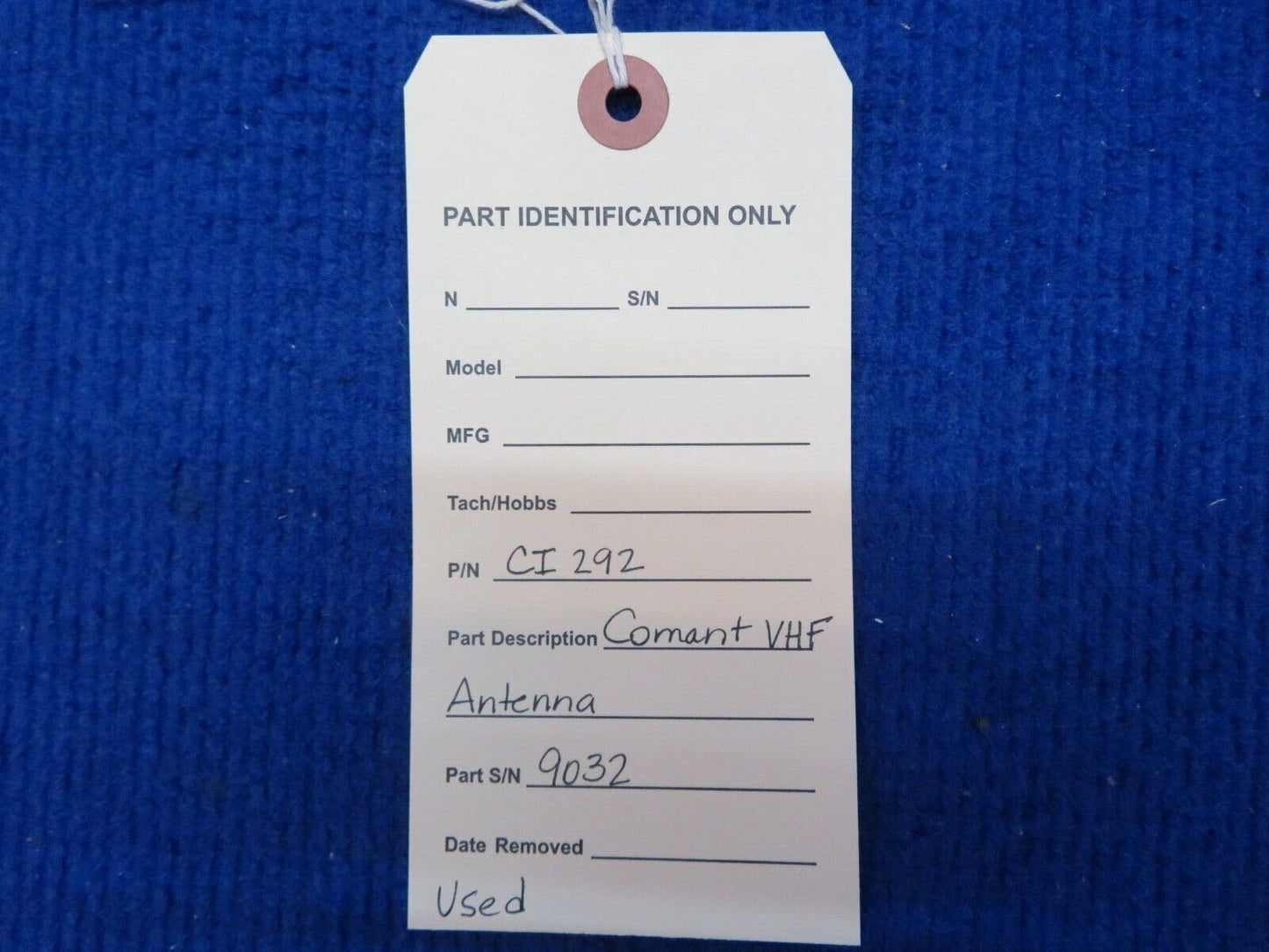Comant VHF Antenna P/N CI292-1 (0622-558)