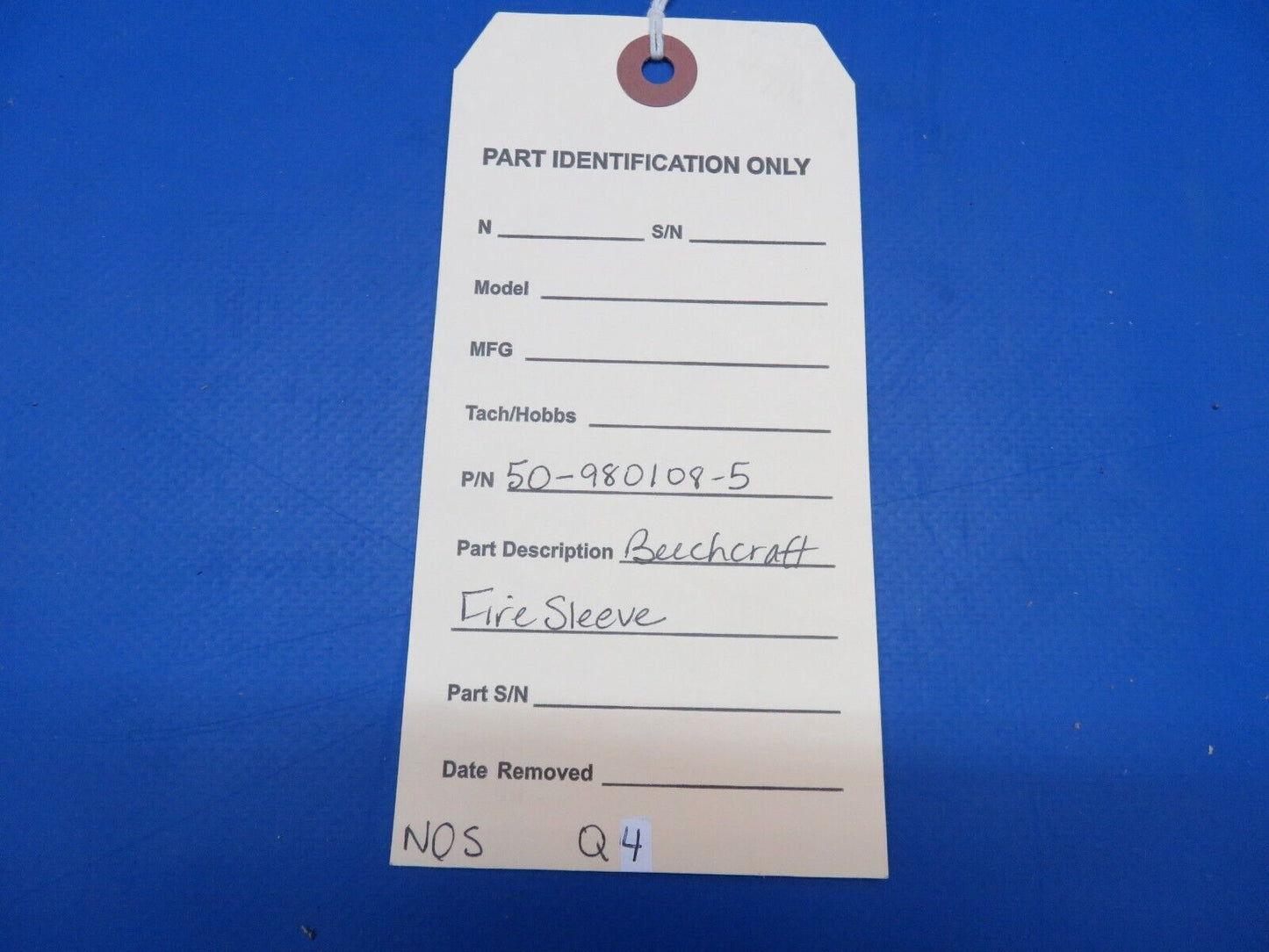 Beech Fire Sleeve P/N 50-980108-5 NOS (1022-336)
