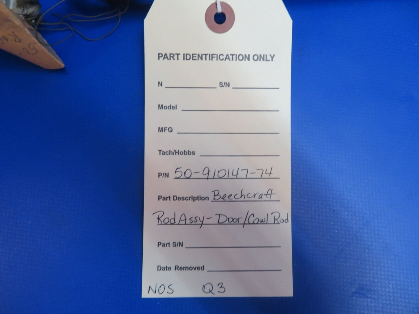Beechcraft Rod Assy - Door / Cowl Rod P/N 50-910147-74 NOS (0922-843)